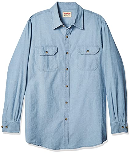Wrangler Authentics Men's Long Sleeve Classic Woven Shirt